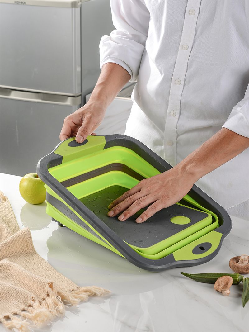2-in-1 Folding Drain Basin & Chopping Board