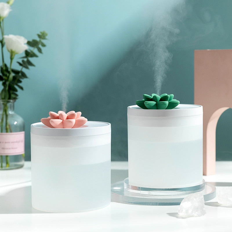 Lotus Shape Air Humidifier & Aroma-Diffuser