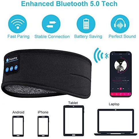 Bluetooth Sleeping Headphones & Eye Mask