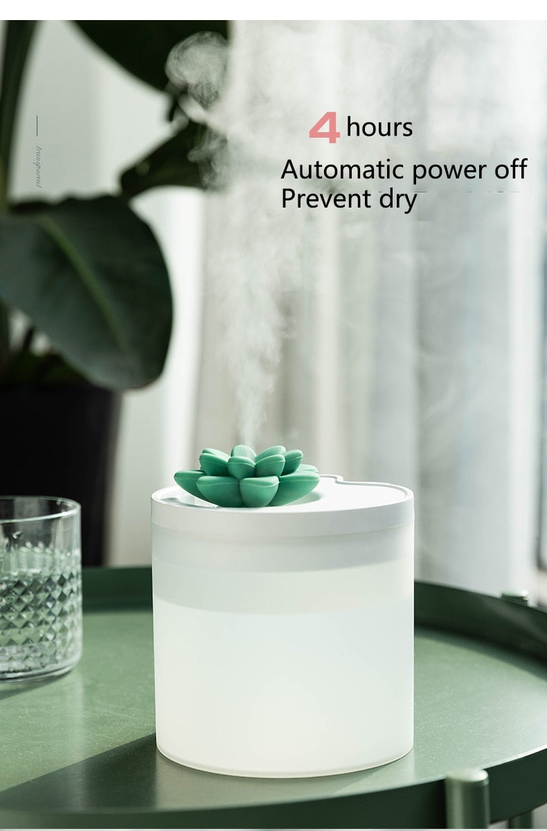 Lotus Shape Air Humidifier & Aroma-Diffuser